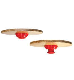 GOFIT CORE WOOD WOBBLE BOARD HEIGHT ADJUSTABLE